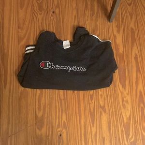 Champion Black Crewneck